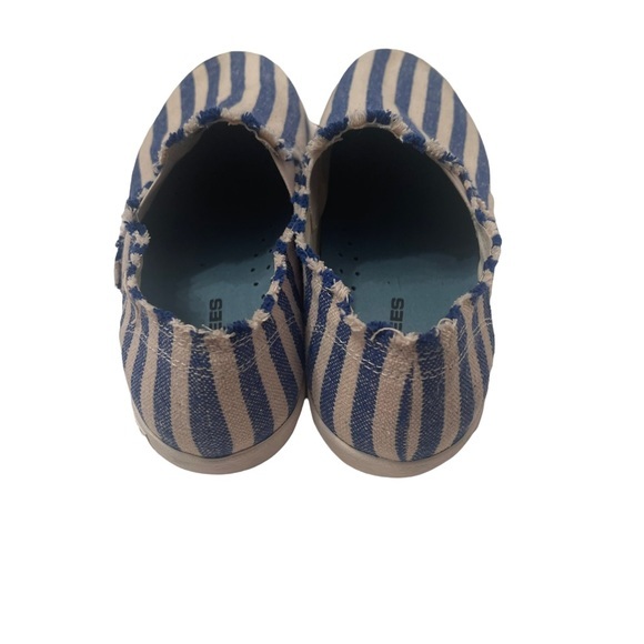 SeaVees Blue and Cream Shoes Size 8 NWOT - Picture 2 of 5